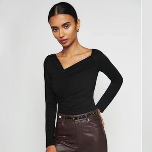 Reformation Laredo long sleeve top
